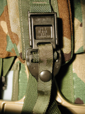 quick release buckle on molle backpack system